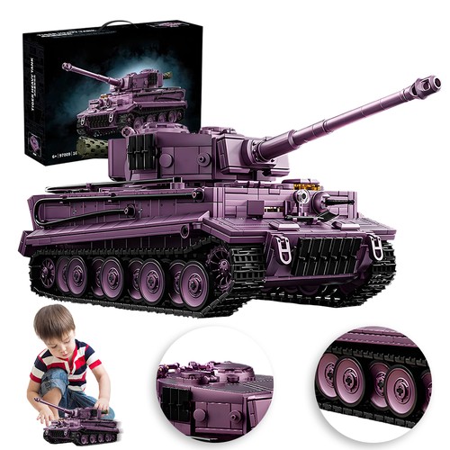 Ww2 tiger panzer modell lila - ww2,